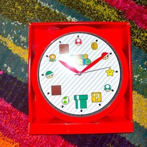 Super Mario wall clock